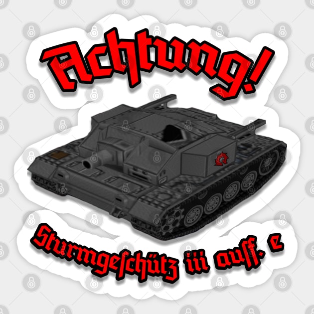 Q-Stein Stug Sticker by Squidwave